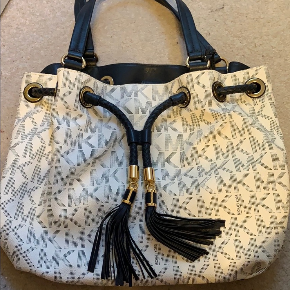 MK navy and white bundle